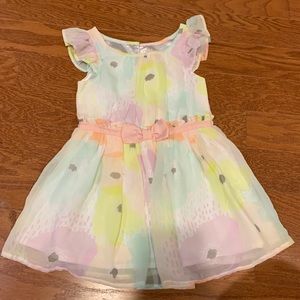 Little Girls dress size 2T pastel